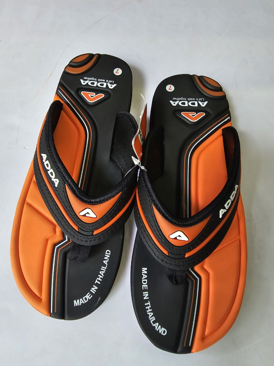Adda men s familar form flip flops high quality durable rubber shoes