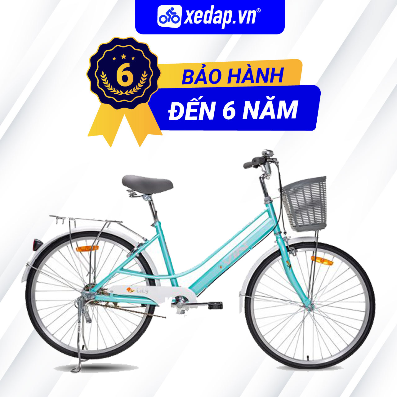 [TRẢ GÓP 0% ][FREESHIP] Xe Đạp Đường Phố Touring VINBIKE Lily 24 – Bánh 24 Inches