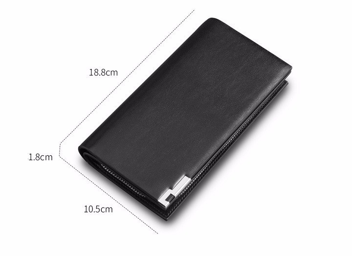 Ví Dài Cầm Tay Sang Trọng Cao Cấp Dành Cho Nam Nữ, Ví Da Dáng Dài Sang Trọng,Bóp Ví Da Nam 1 Ngăn Phong Cách Hàn Quốc, Ví Dài Cầm Tay Baellerry Nam Nữ