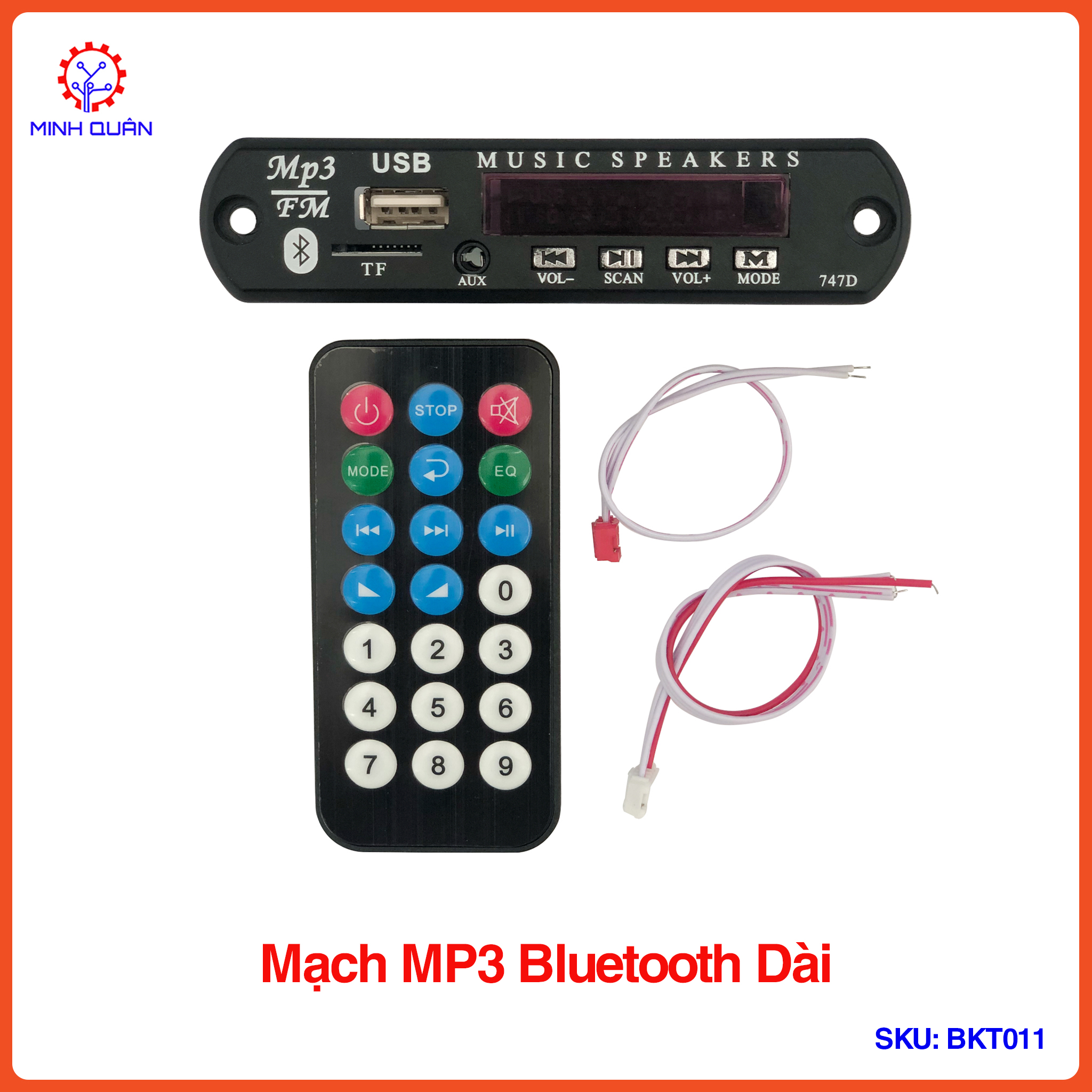 Mạch mp3 bluetooth, board mp3 bluetooth, board mạch bluetooth 4.0