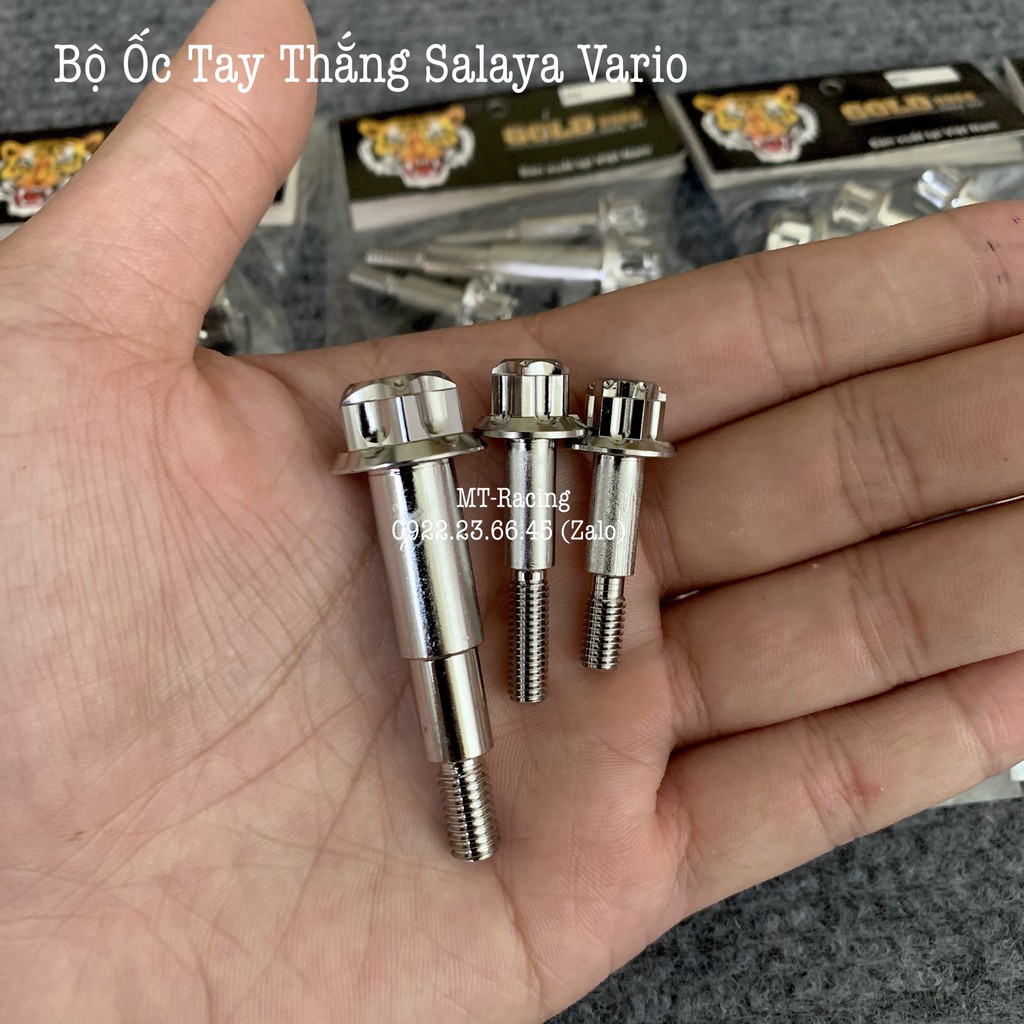 Ốc tay thắng salaya cho vario click chuẩn inox304 siêu sáng