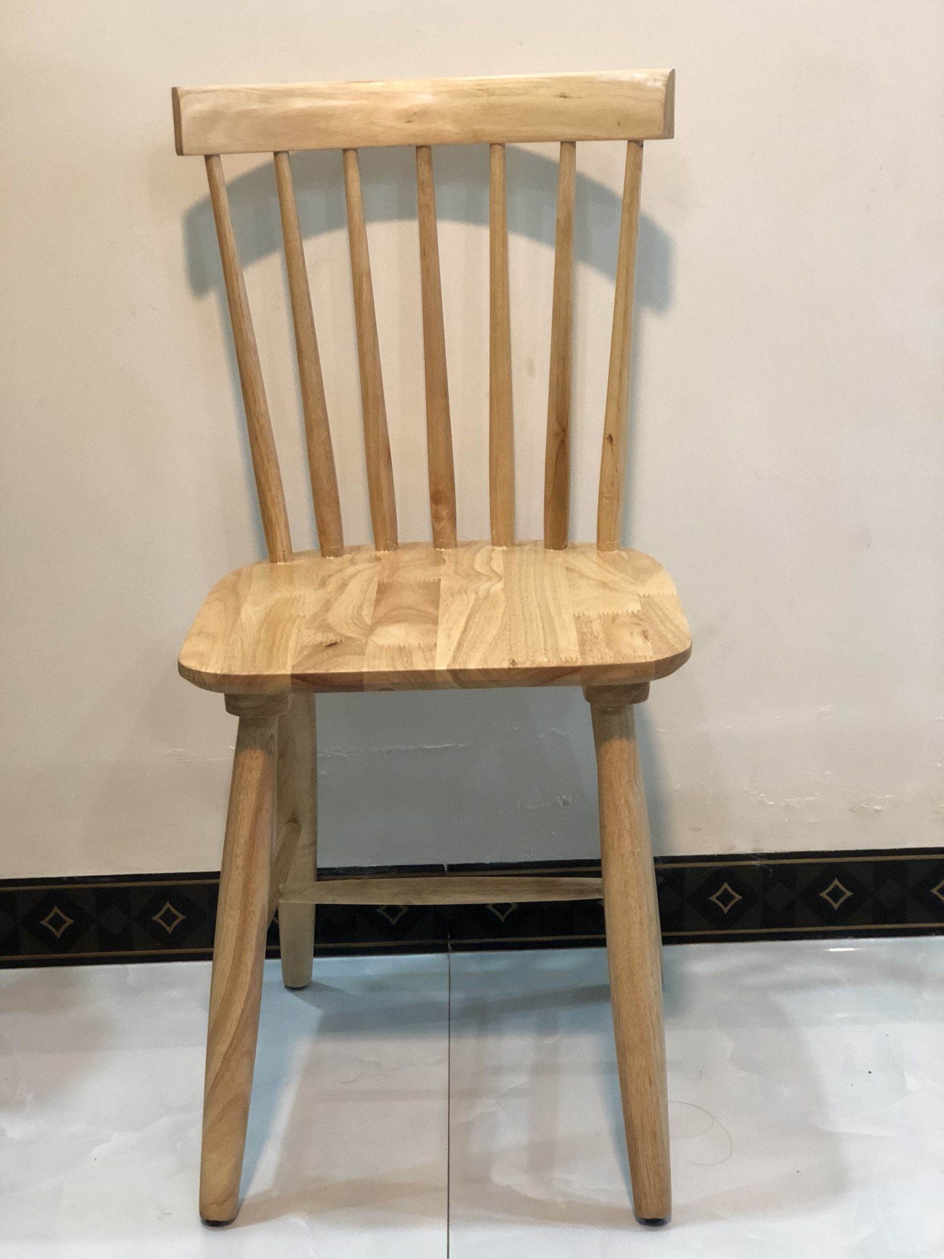 Ghế gỗ ngồi làm việc, ghế bàn ăn song tiện