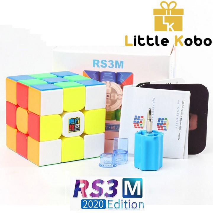 Rubik 3x3 RS3M 2020 MF3RS3 M Rubic Nam Châm 3 Tầng Stickerless MF3RS V3 M (Hãng Mod)