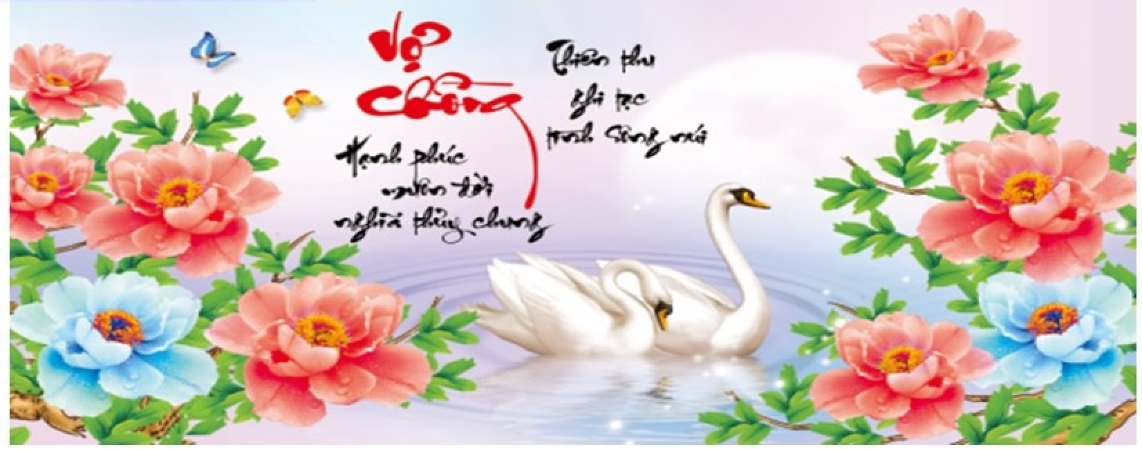 Tranh đính đá vợ chồng -dd9011