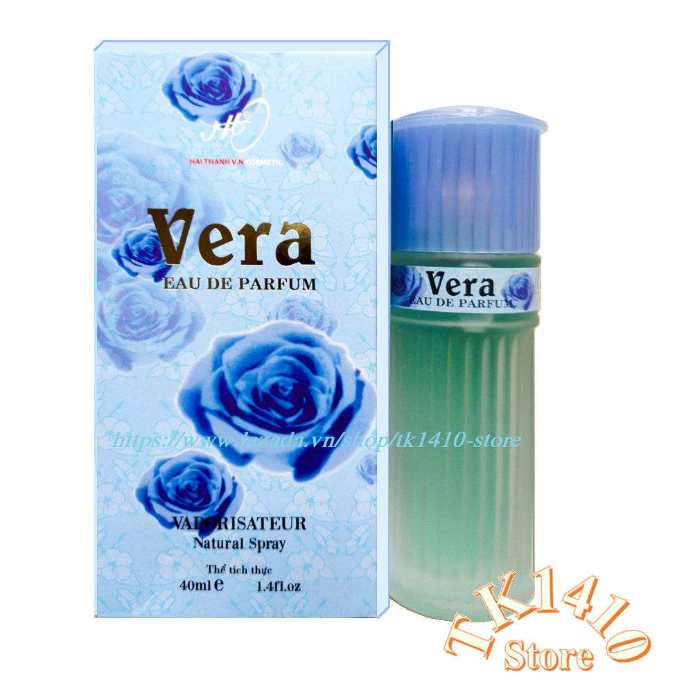 [HCM]Nước hoa vera 40 ml ( Hoa hồng lam - hương ngọt ngào  tự tin )