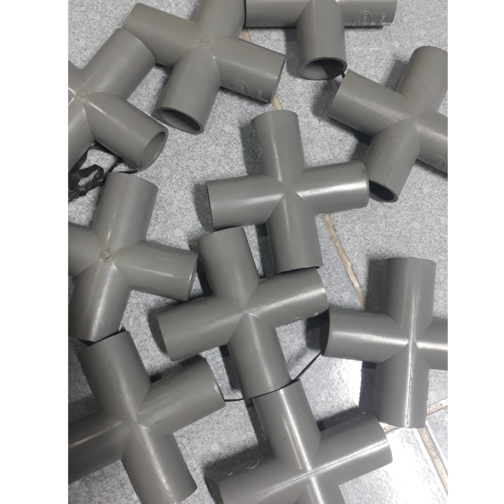 chữ thập nối ống PVC đủ size [ ảnh thật ] [ Shop tự chụp ] [ ảnh thật ] [ shop tự chụp] [ hàng đẹp ] [ giá hủy diệt ]