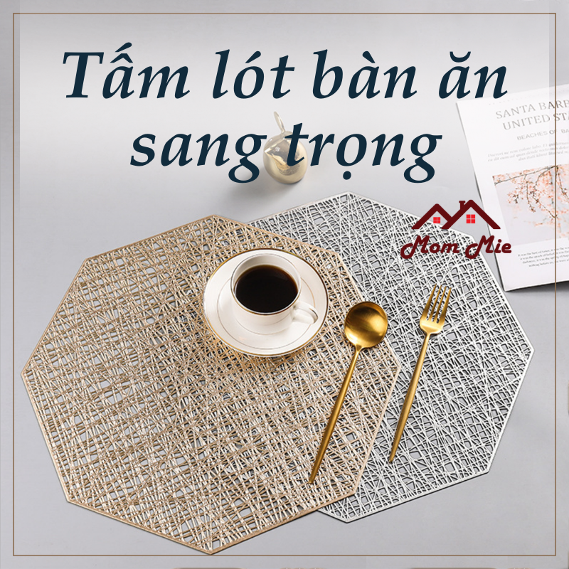 [HCM]Tấm lót bàn ăn sang trọng, cách nhiệt, chống trượt. Miếng lót bàn ăn - L017