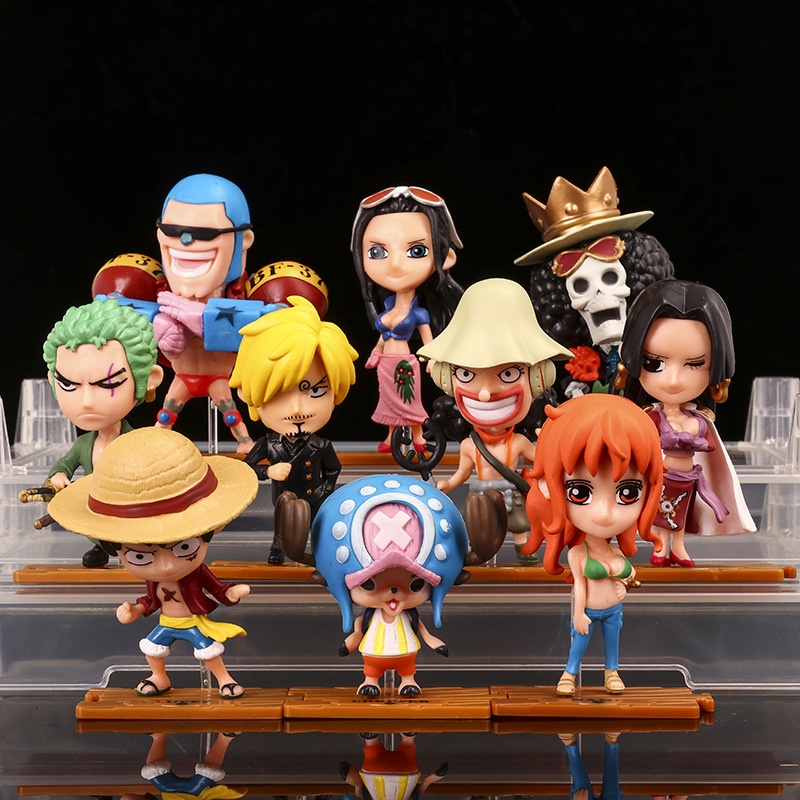 Mô hình one piece 10 nhân vật ở vương quốc wano luffy , zoro , usopp , sanji