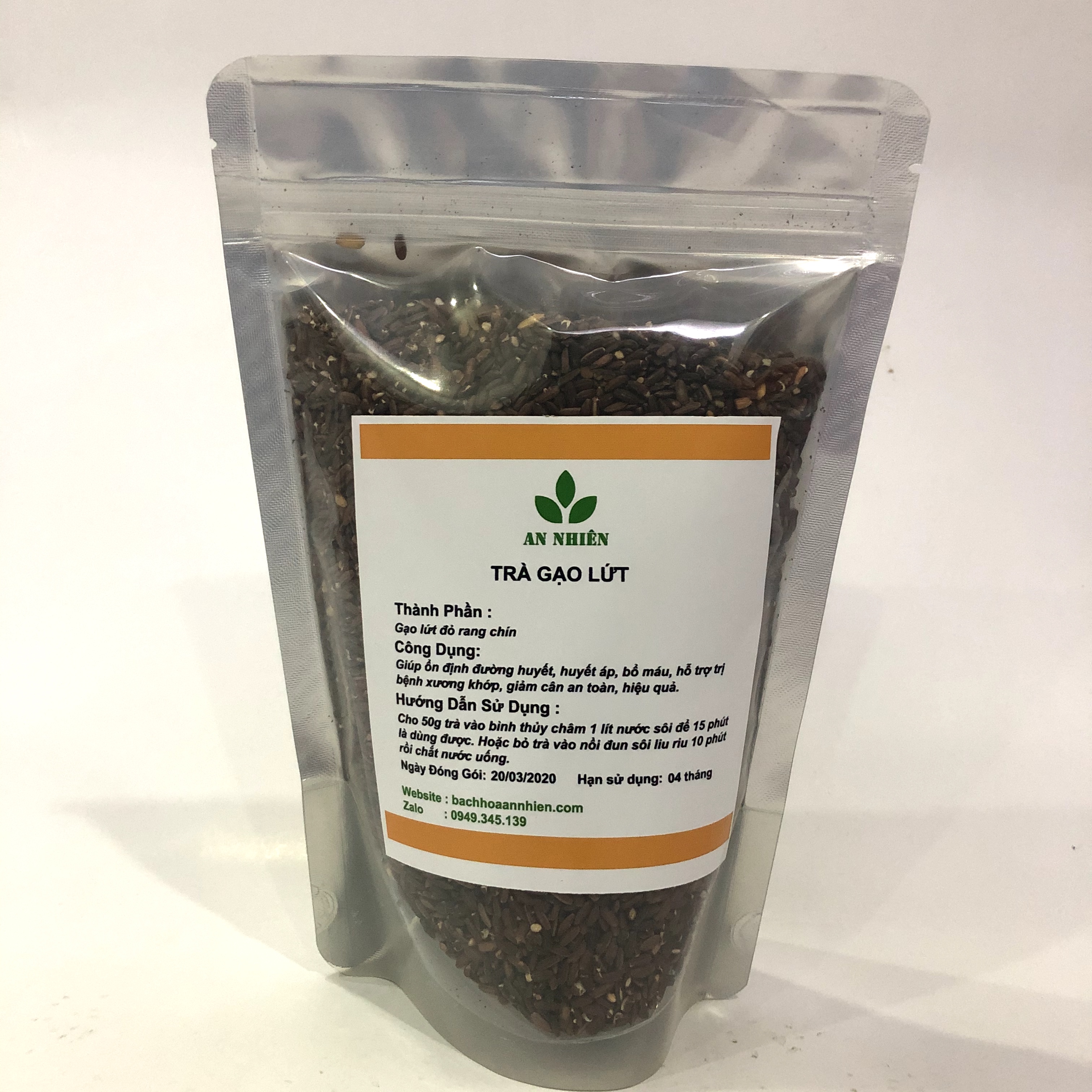 Trà gạo lứt giảm cân An Nhiên 500g