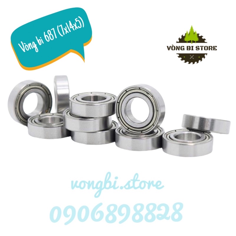 Vòng bi bạc đạn 687
