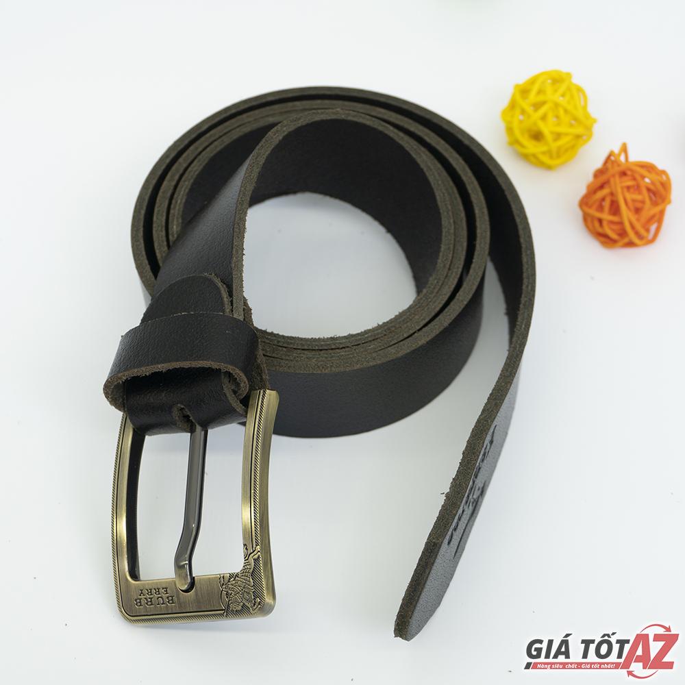 Thắt lưng nam da bò, loại da bò trơn, màu đen, da bò xịn, dày dặn - giá cực kỳ rẻ