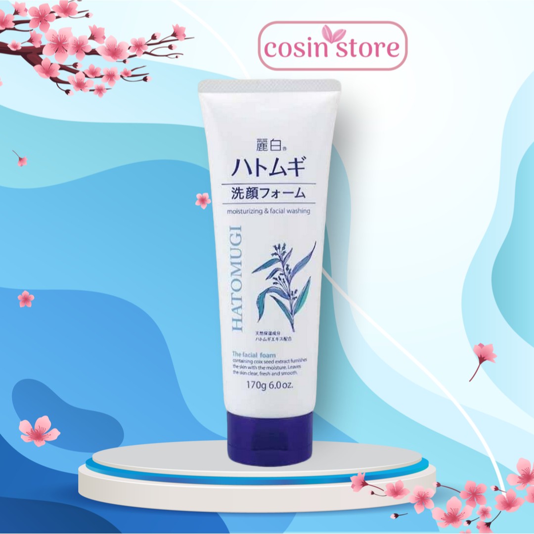 Sữa Rửa Mặt Ý Dĩ Naturie Hatomugi the facial foam 170g Nhật Bản  Moisturizing & facial washing Cosin Store