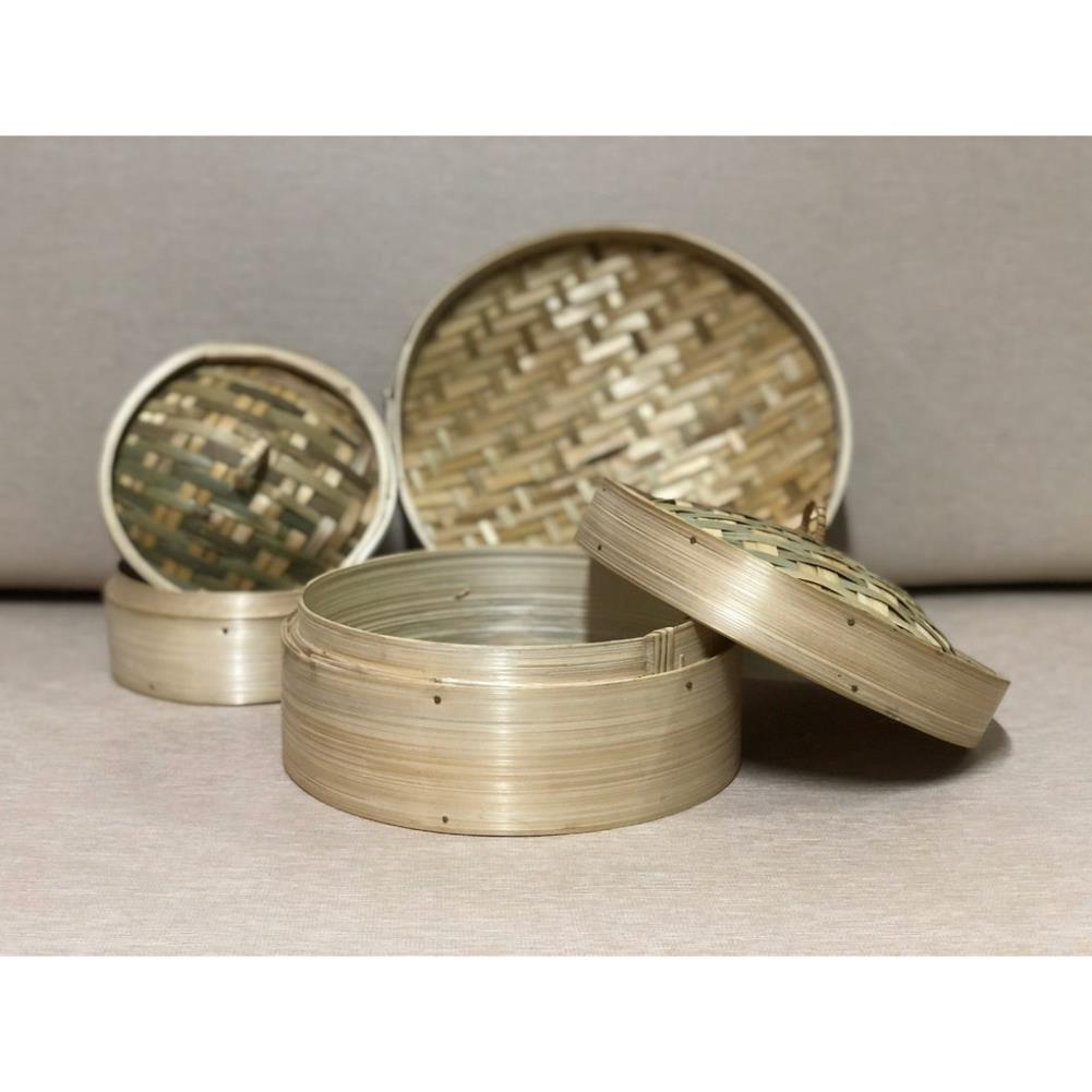 Tre VN- *BỘ XỬNG HẤP BÁNH BAO , HÁ CẢO BẰNG TRE -Xưởng SX