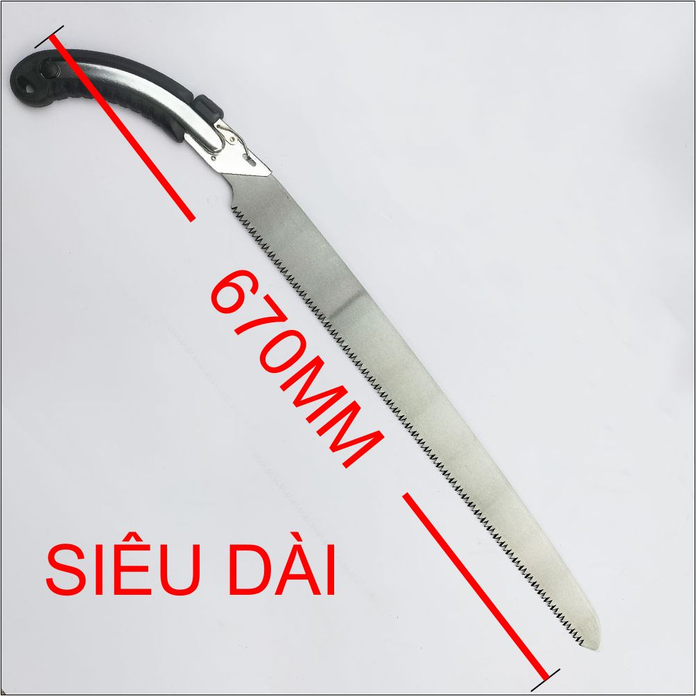 Cưa gỗ cầm tay lưỡi cưa dài 500mm làm bằng thép 625