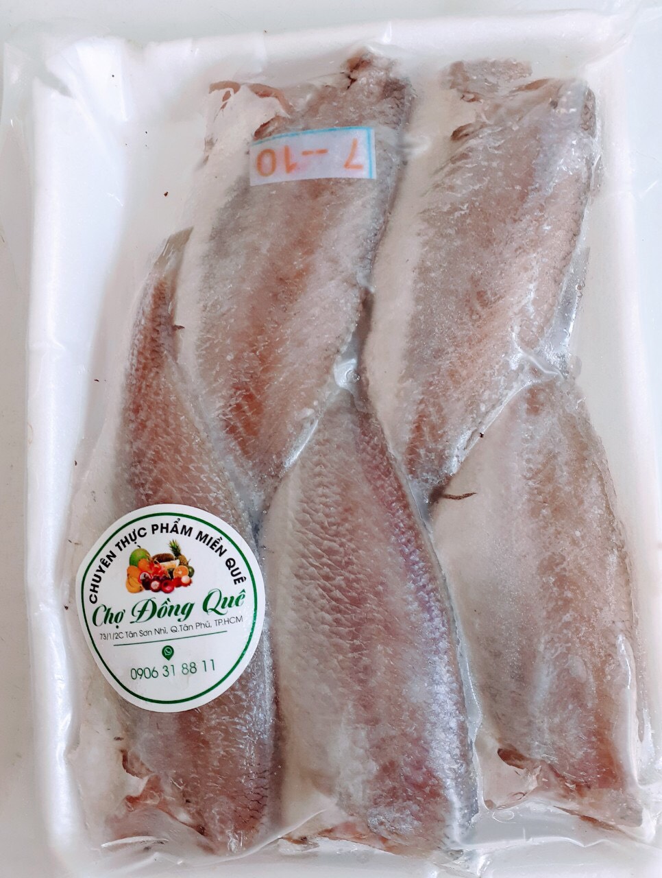 Cá đù nguyên con 1 nắng 500g