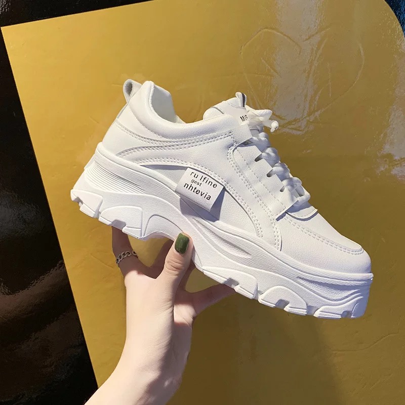 Giày thể thao nữ độn đề 5cm kiểu dáng hàn quốc. Sneaker nữ độn đế.
