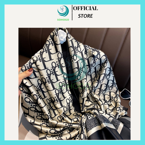 - Khăn choàng lụa cao cấp, khăn quàng cổ, quà tặng ý nghĩa cho phái đẹp, có 2 size - CHỌN SIZE