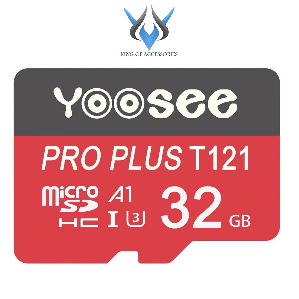 Thẻ nhớ microSDHC Yoosee Pro Plus 32GB A1 U3 4K R95MB/s W45MB/s (Đỏ) - chuyên camera và điện thoại - Phụ Kiện 1986