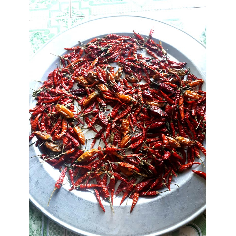 Ớt sấy khô nguyên trái gói 100g