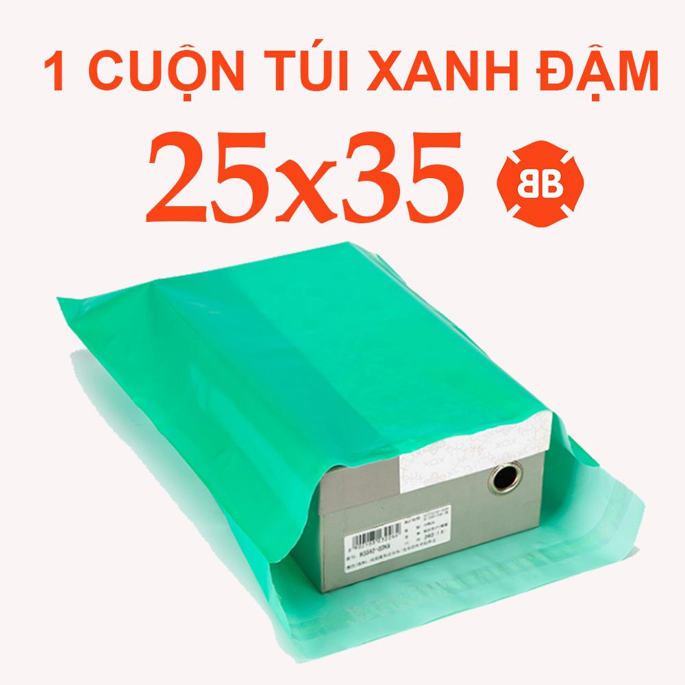 [25*35cm XANH LÁ ĐẬM] Túi Đóng Hàng Niêm Phong - Túi Đóng Gói Hàng Hóa Chỉ Mất 10s Cho 1 Đơn Hàng