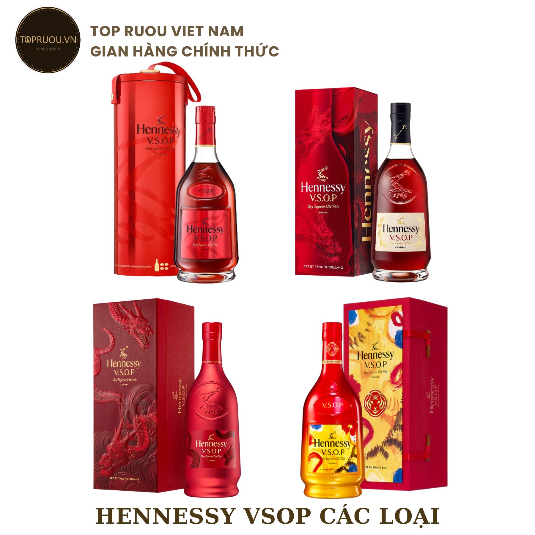 [TopRuouVietNam] Rượu Cognac Hennessy VSOP - VSOP F22 - Hộp Quà 700ml [Hàng Thật]