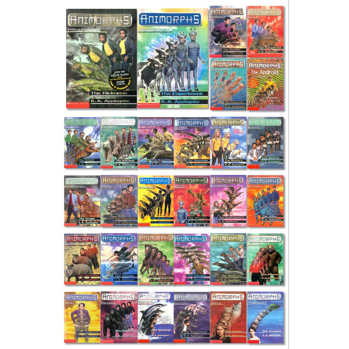 Animorphs – 30 book | bản tiếng anh