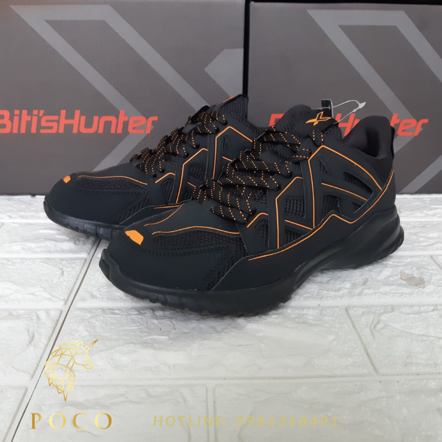 Giày Thể Thao Nam - Layered Upper Black - DSMH02800DEN