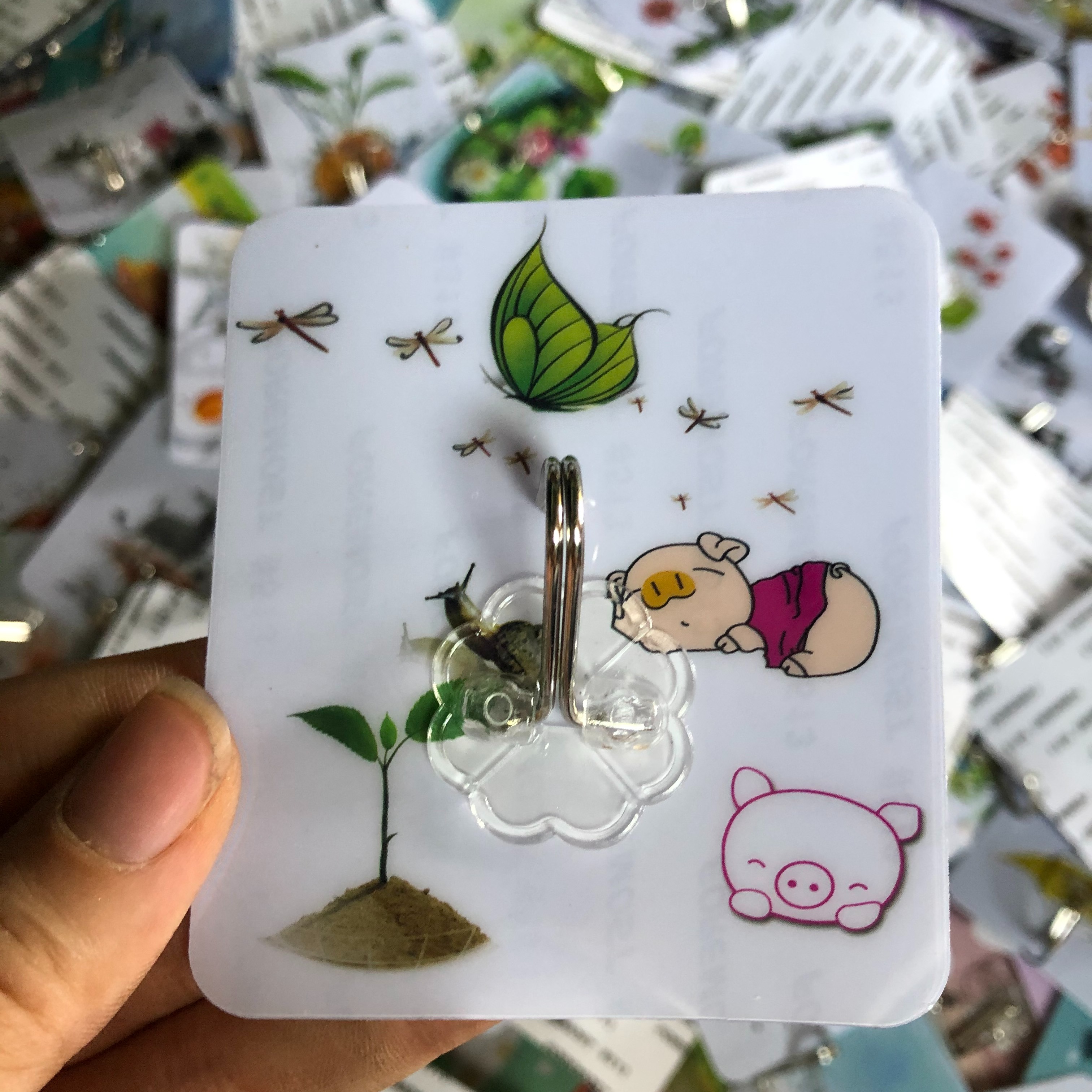 Móc dán tường,móc dán tường siêu dính,móc dán 3D dễ thương
