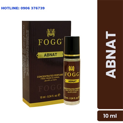 Tinh dầu nước hoa dubai - fogg abnat 10ml nhập khẩu