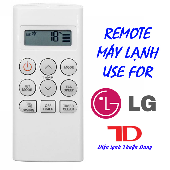 Remote điều khiển máy lạnh LG - Điện Lạnh Thuận Dung