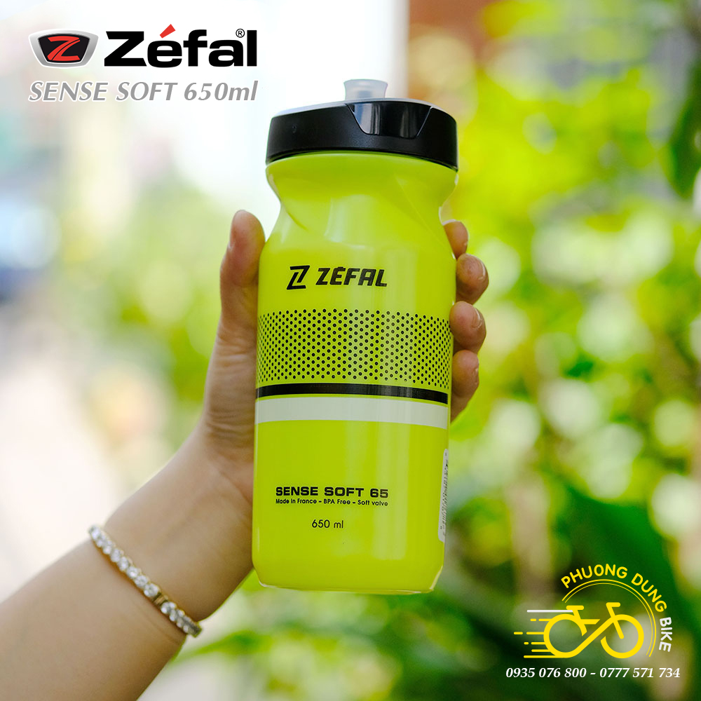 Bình nước xe đạp ZEFAL SENSE SOFT 650ml Bình nước xe đạp ZEFAL SENSE SOFT 650ml