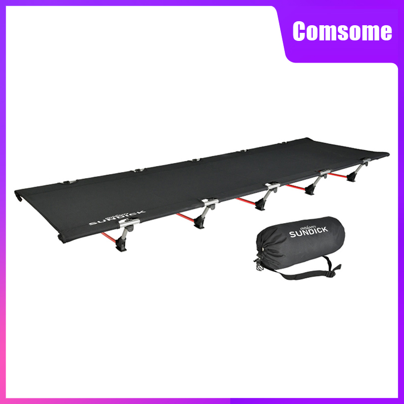【Ưu đãi hấp dẫn】 Cũi cắm trại di động có thể gập lại Giường gấp ngoài trời 330LB Trọng lượng chịu lực nhỏ gọn cho Đi bộ đường dài ngoài trời Cắm trại dã ngoại Ba lô comsome