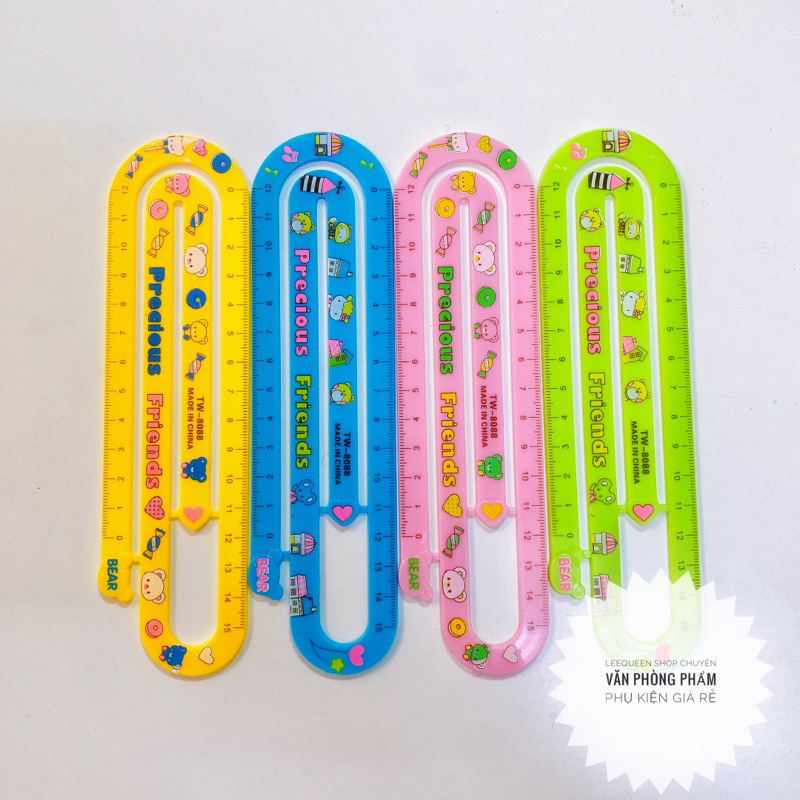 Thước kẻ nhựa cứng tw-8088 15cm