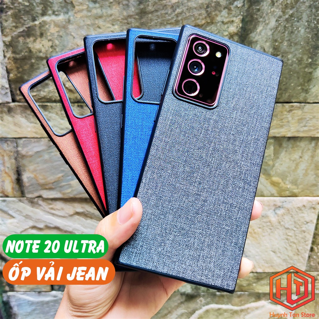Ốp lưng Samsung Note 20 Ultra vân vải jean chống sốc nhiều màucam kết hàng đúng mô tả chất lượng đảm bảo an toàn đến sức khỏe người sử dụng