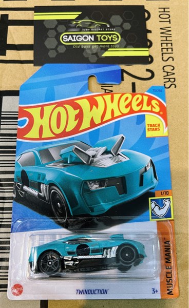 HW Basic Twin Duction - Xe mô hình đồ chơi Hot Wheels chính hãng tỷ lệ 1:64