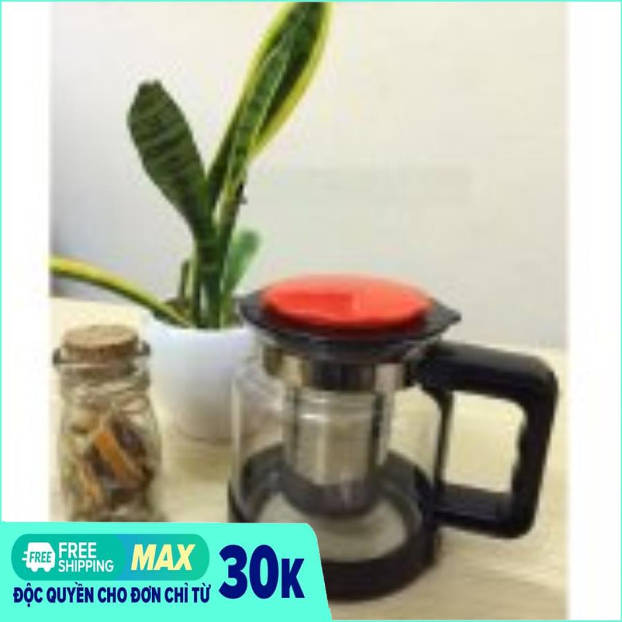 Bình pha trà có lưới lọc dung tích 1.8L, Ấm pha trà Glass TeaPot cao cấp 1.8L, Bình trà thuỷ tinh chịu nhiệt, Ấm pha trà thuỷ tinh