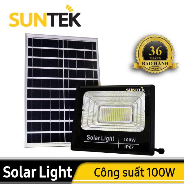 Đèn năng lượng mặt trời suntek 100w - stk100w - bảo hành 36 tháng