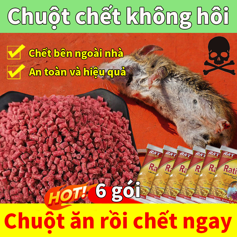 10 năm không chuột🐀DM thuốc diệt chuột sinh học thuốc diệt chuột mạnh 6 gói Hiệu quả100% diệt chuột trong nhà đuổi chuột thuốc chuột ống trung quốc thuốc diệt chuột siêu mạnh bả chuột cực mạnh