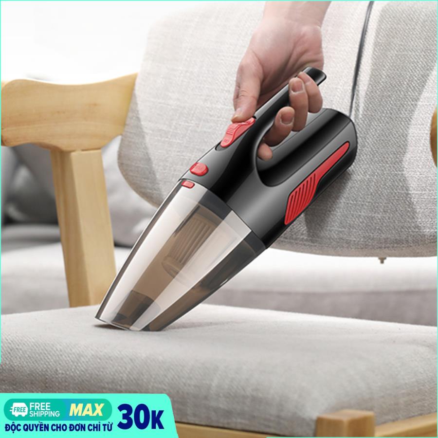 [HOTDEAL2020] Máy hút bụi mini 12V 120W , máy hút bụi mini cổng 12V cắm ô tô tiện dụng , máy hút bụi oto có dây màu đen đỏ kèm bộ chuyển đổi nguồn điện 12V sang 220V tiện dụng dùng trong gia đình [BẢO HÀNH , UY TÍN]