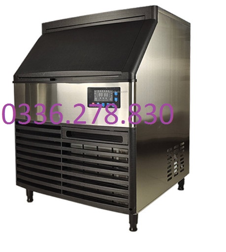 Máy làm đá viên 130kg. Sản xuất theo tiêu chuẩn Châu Âu, dành cho quán cafe, ăn vặt...Công suất 650W. Bảo hành 12 tháng