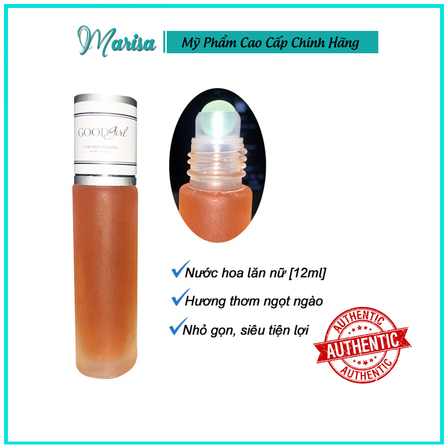 Nước hoa nữ thơm lâu chính hãng Good Girl 12ml hương quyến rũ [Dạng lăn] - Marisa Beauty