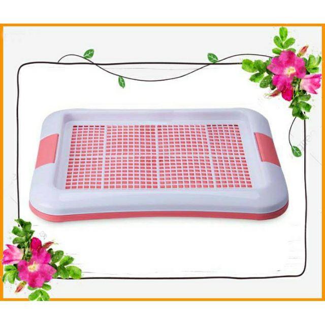 ☃✔○  Khay Vệ Sinh Cho Chó   Tặng Kèm Tấm Lót Khay