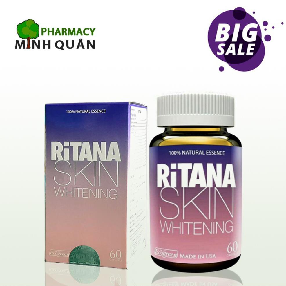 Viên uống trắng da ritana skin whitening