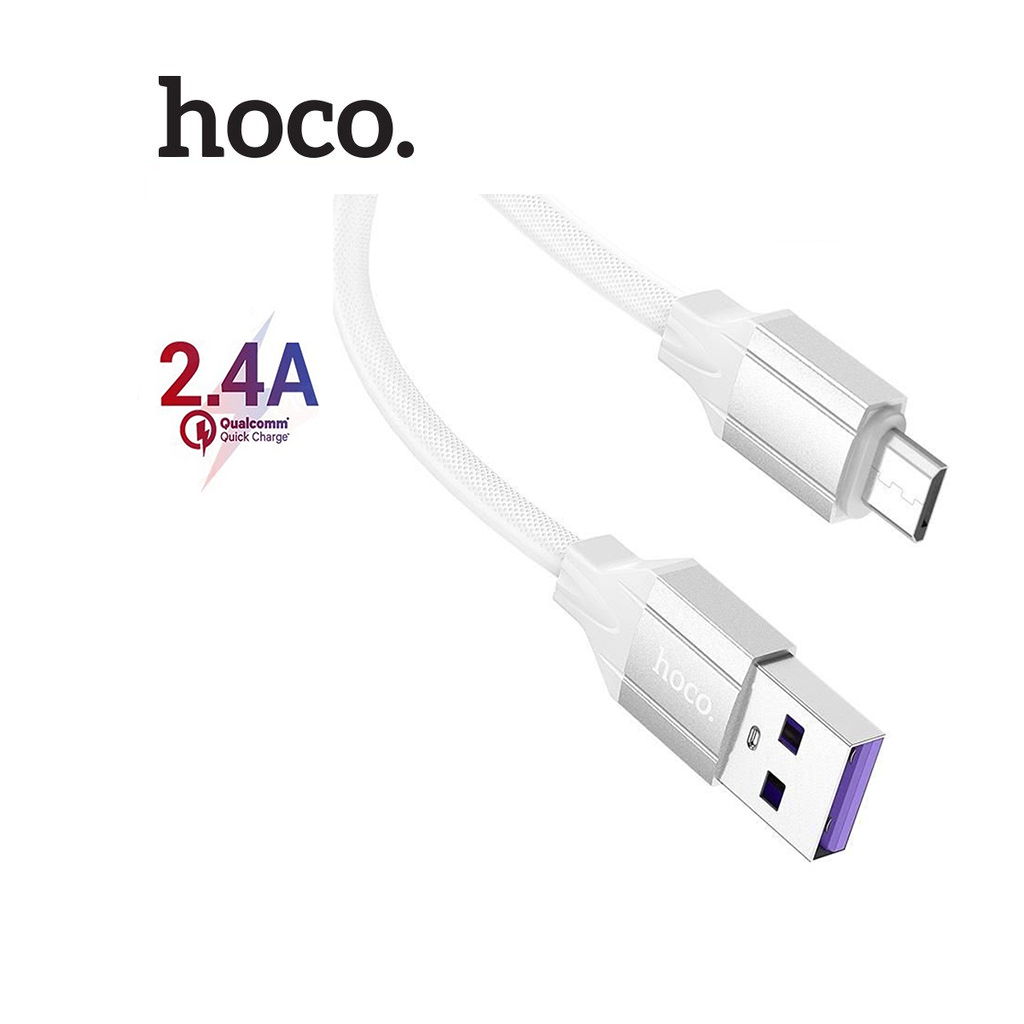 Cáp sạc nhanh Hoco DU20 dây dẻo siêu bền chống gẫy gập dài 1M cho Smartphone