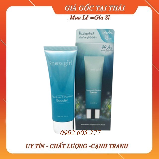 Serum vi tảo biển snowgirl squalane & plankton booster thái lan 50ml