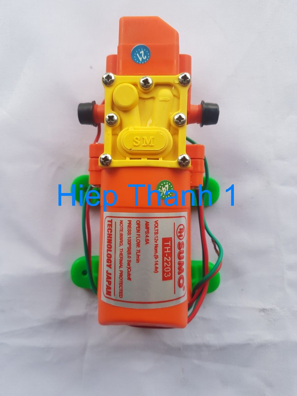 Máy bơm tăng áp mini 12v SUMO sử dụng tăng áp lực nước, phun sương, tưới cây
