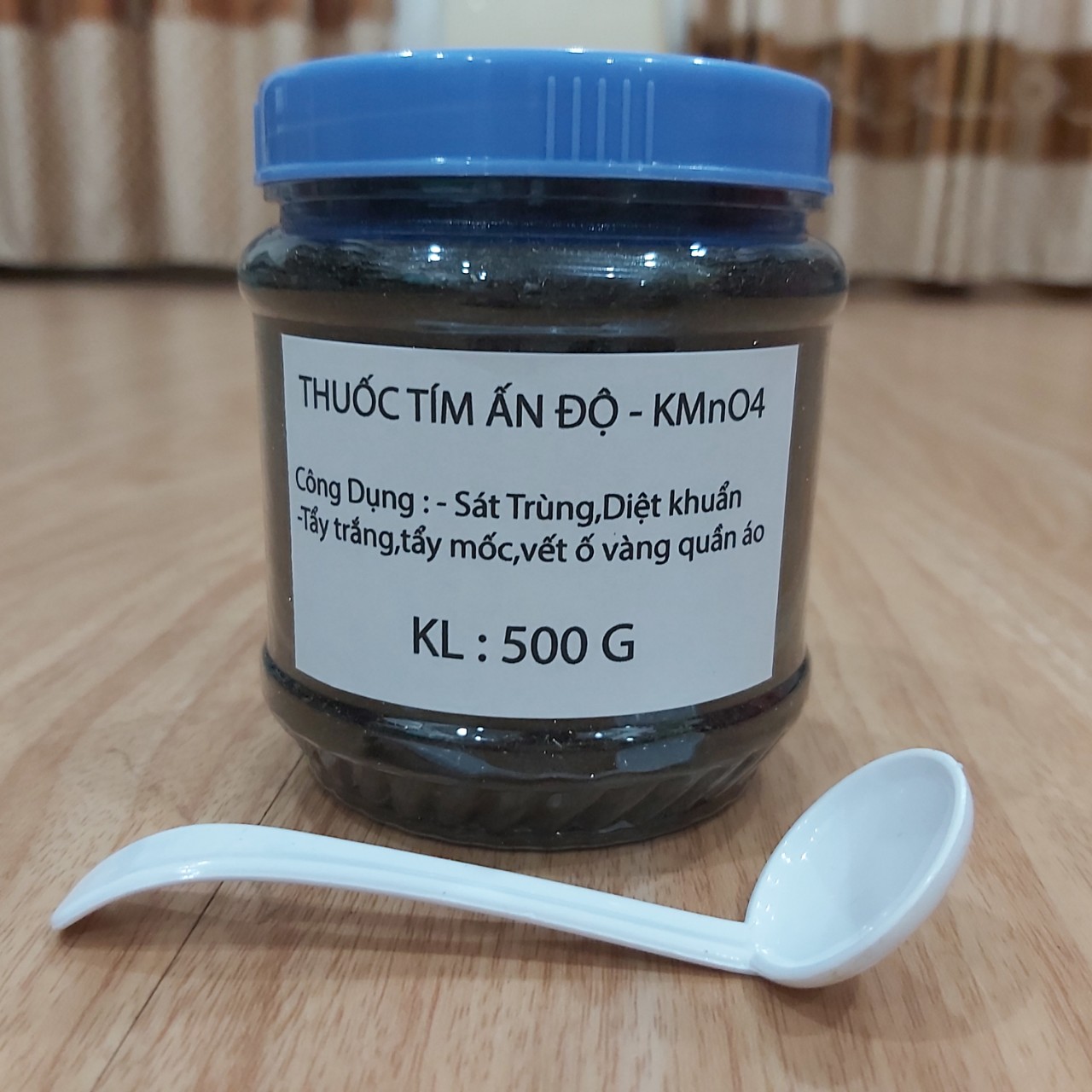 Thuốc tím kmno4-ấn độ - khử khuẩn bể cá, xử lý nước - 500g