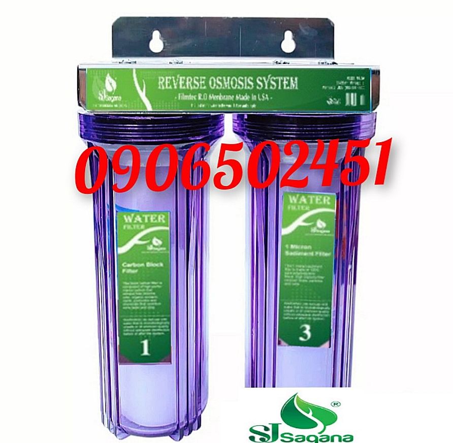 [HCM]COMBO Bộ lọc nước sinh hoạt 2 cấp 20C3  và Bộ 3 lõi lọc nước số 1 PPF 10INCH