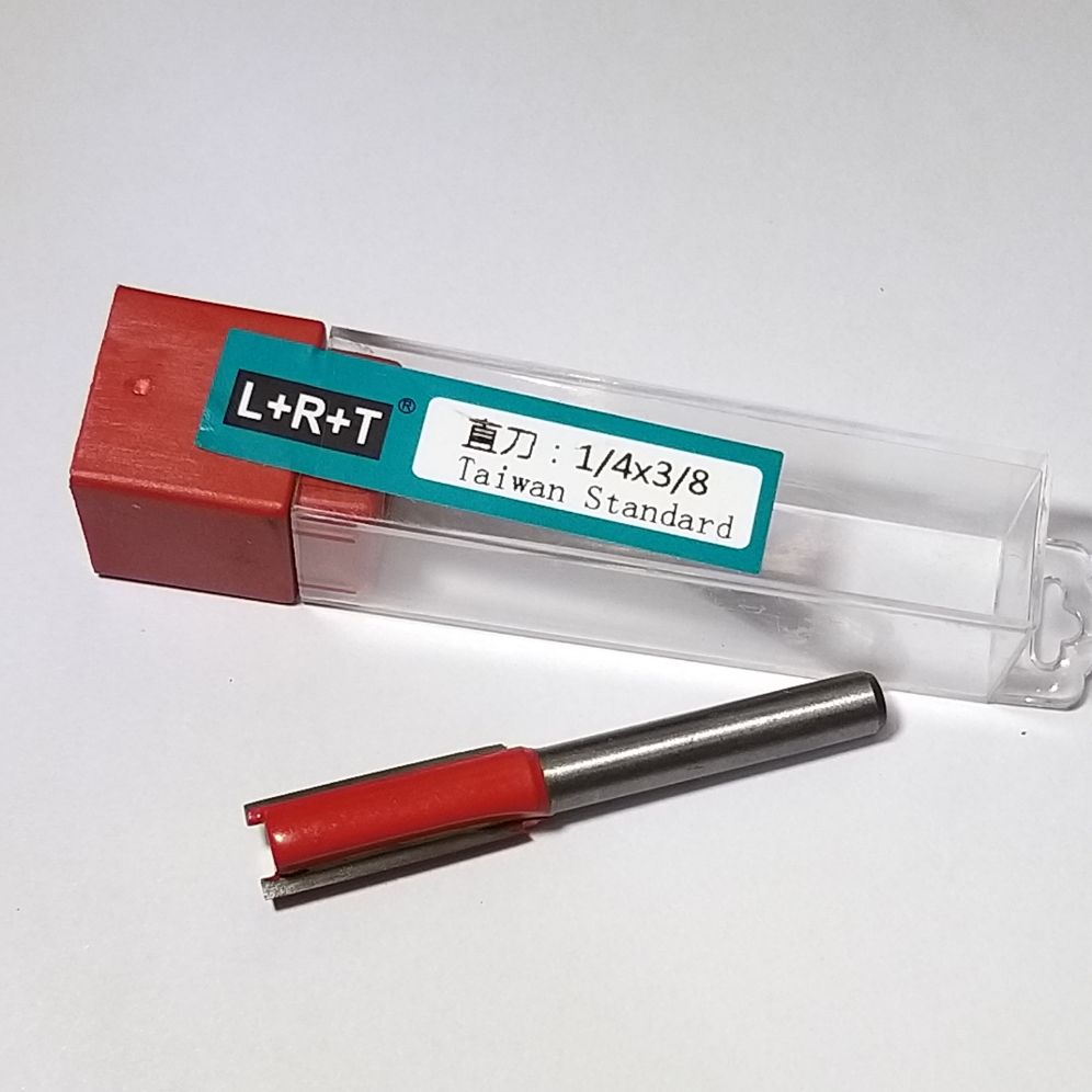 [HCM]Mũi Phay Gỗ Thẳng 1/4 x 3/8 (Đỏ)