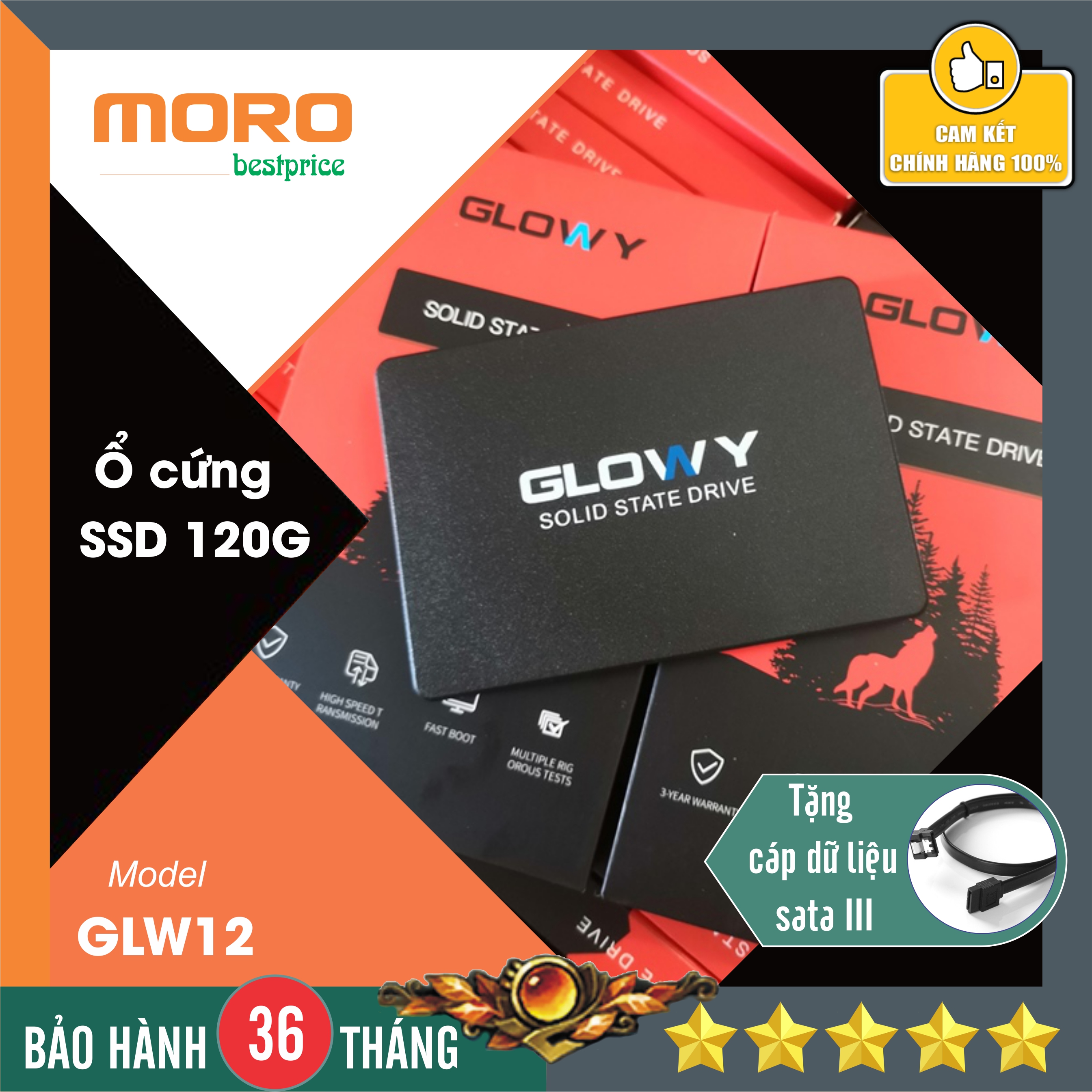 Ổ cứng ssd 120gb - 240gb - 480gb gl chuẩn sata iii